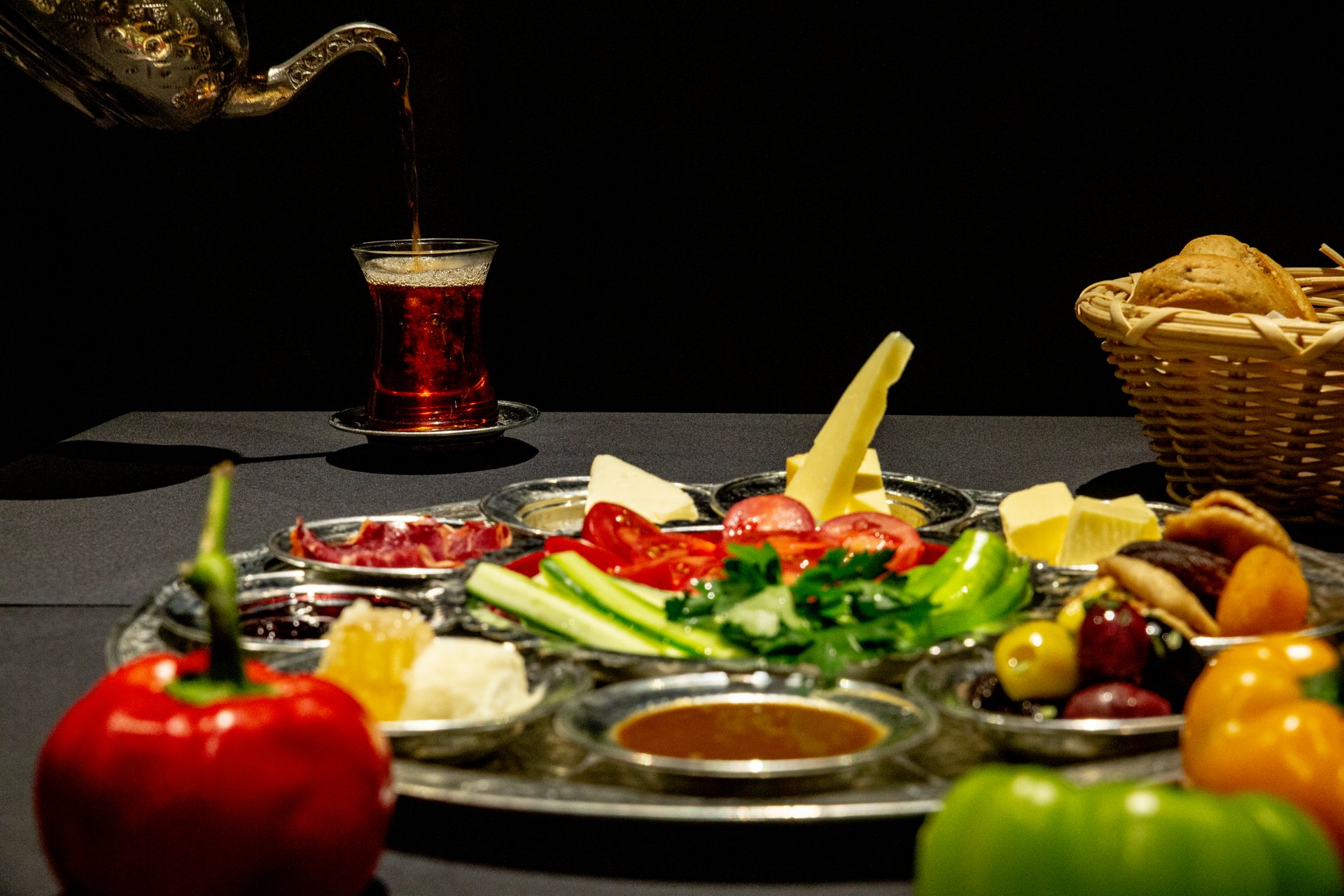 Fanus Restaurant'ın özgün iç mekân ve sunum detayı